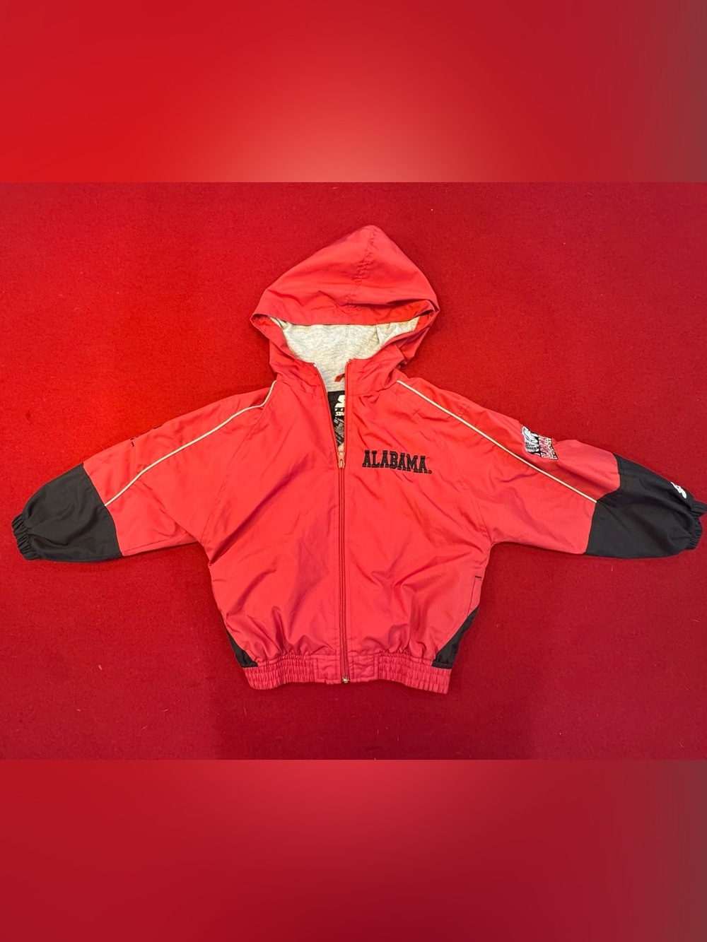 VINTAGE Starter Alabama Crimson Tide Football Jacket Windbreaker Kids  4T